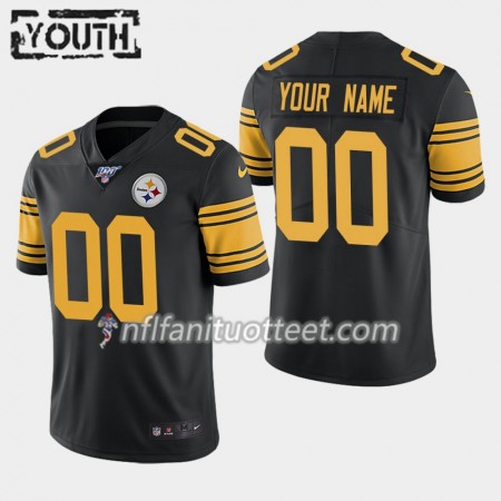 Lasten Pittsburgh Steelers NFL Pelipaita Custom Nike Musta 100th